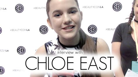 Interview with Chloe East from Liv and Maddie at Beautycon LA 